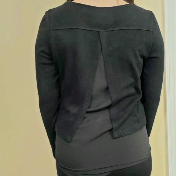 MOCK 2 LAYER SWEATER - Picture 2 of 2